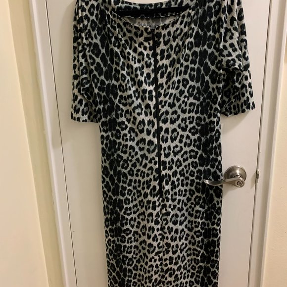 Animal print black and white dress by Pink Tartan - Picture 4 of 6